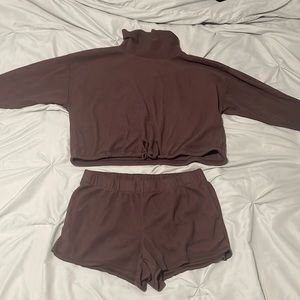 Aerie fleece lounge set